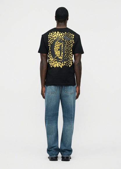 T-Shirt Just Cavalli girocollo con logo "JC KISS "  uomo