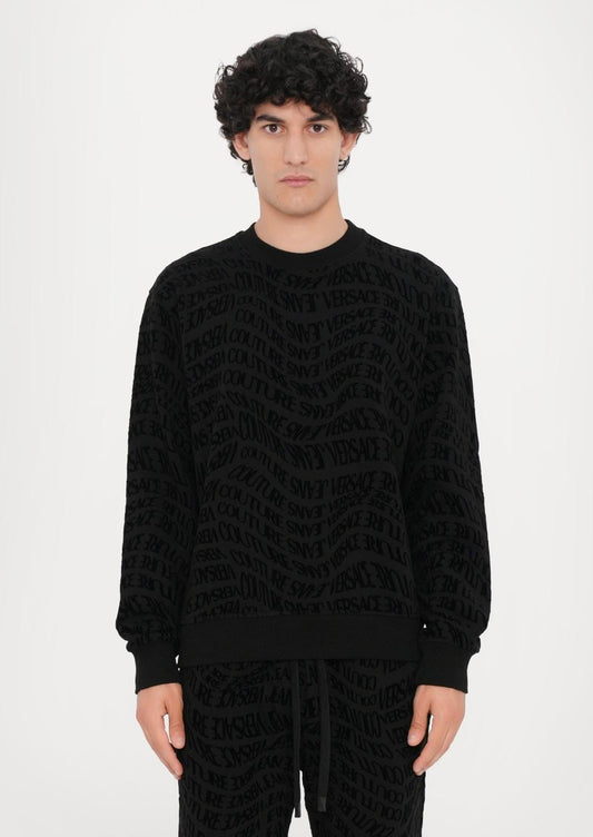 Felpa Versace Jeans Couture "Logomania" girocollo uomo
