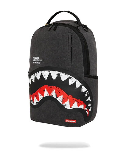 Zaino Sprayground nero Shark central painted dlxs backpack