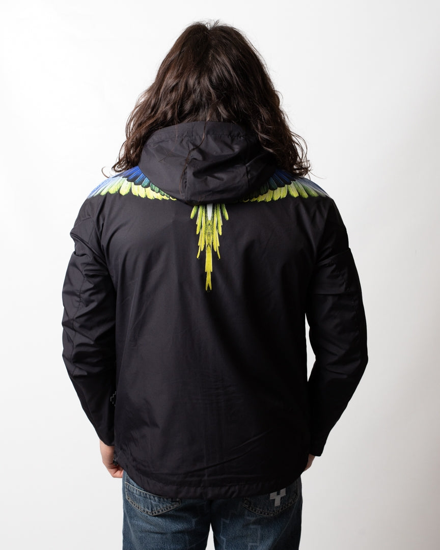 Giubbotto Marcelo Burlon in nylon "Iconic Wings" uomo