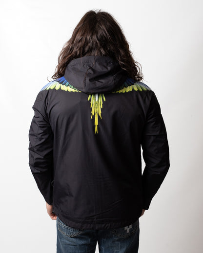 Giubbotto Marcelo Burlon in nylon "Iconic Wings" uomo