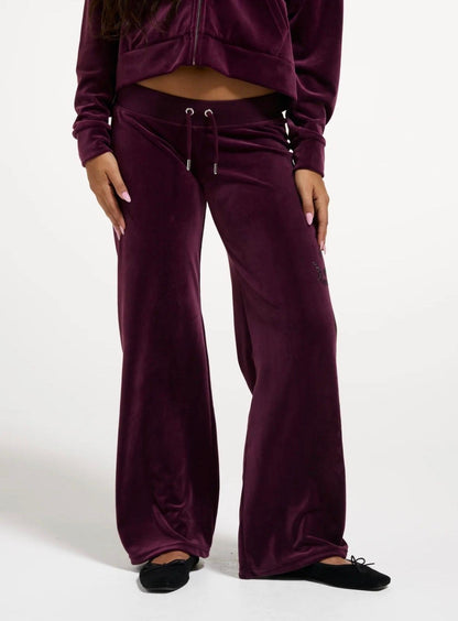 Pantalone Juicy Couture con logo strass
