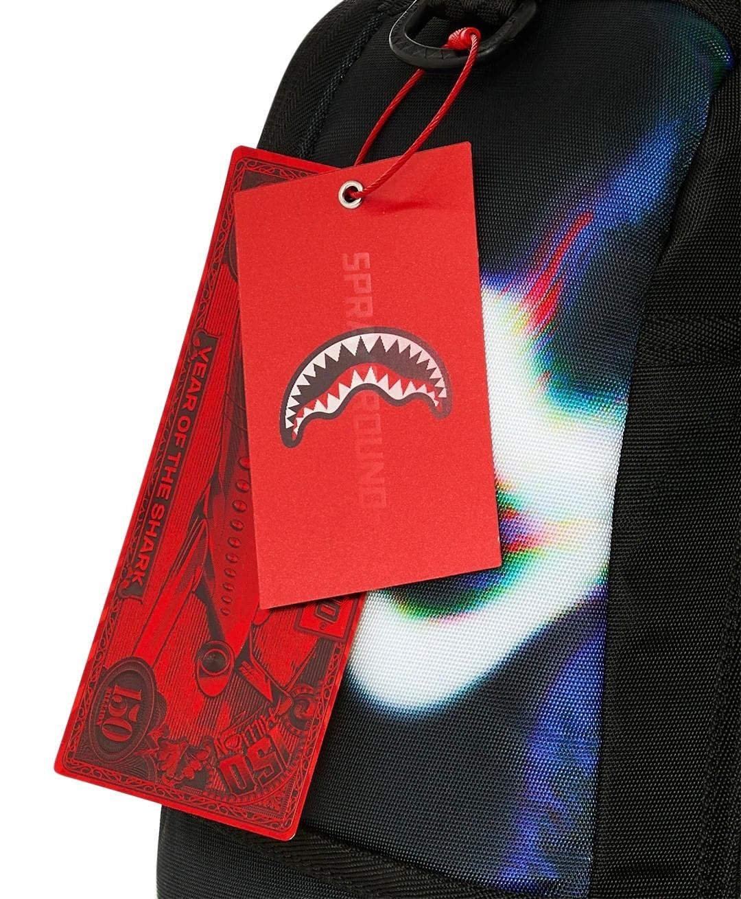 Zaino Sprayground nero POWERPUFF GIRLS RAINBOW HOLO SHARK BACKPACK