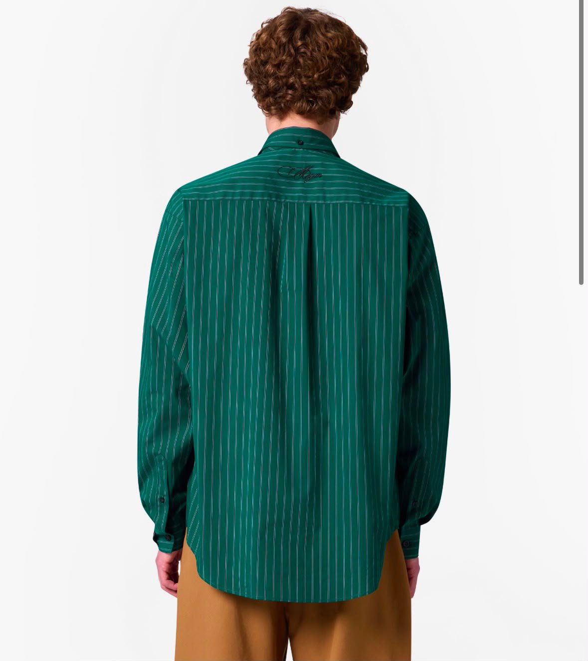 Camicia MSGM a righe con cravatta