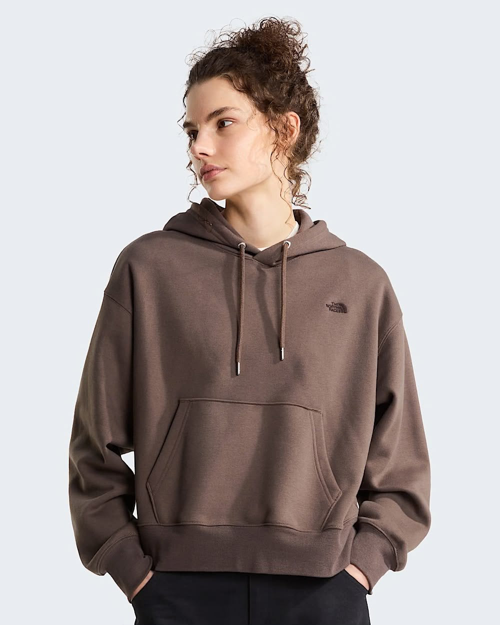 Felpa The North Face con logo ricamato
