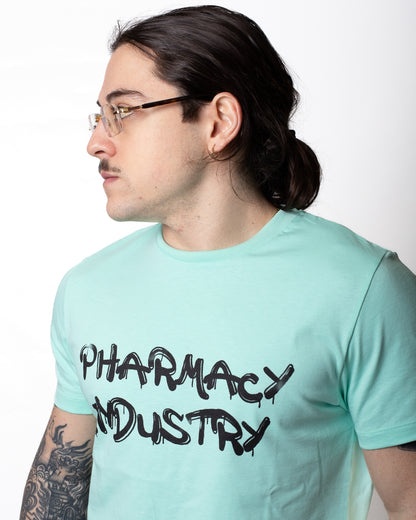 T-Shirt Pharmacy Industry con logo spray uomo