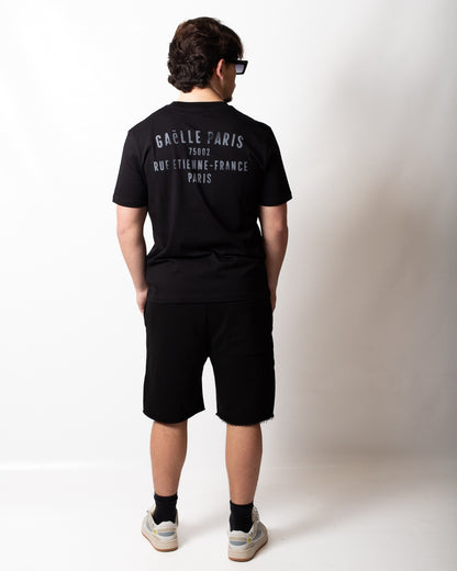 Bermuda Gaelle "Basket" in felpa con stampa uomo