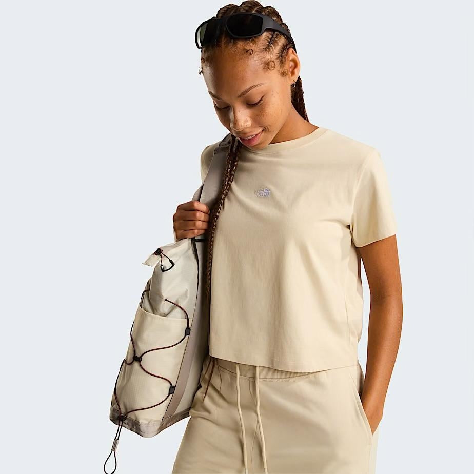 T-Shirt The North Face con logo minimal ricamato donna
