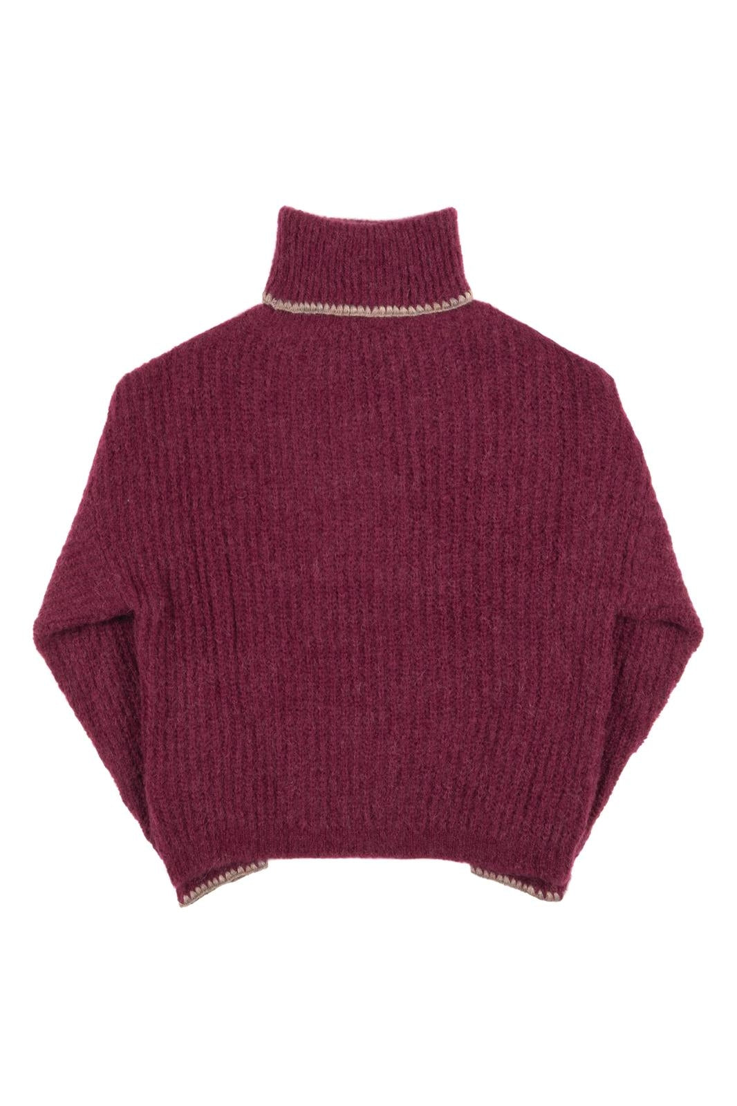 Maglia Nenette lupetto cropped donna