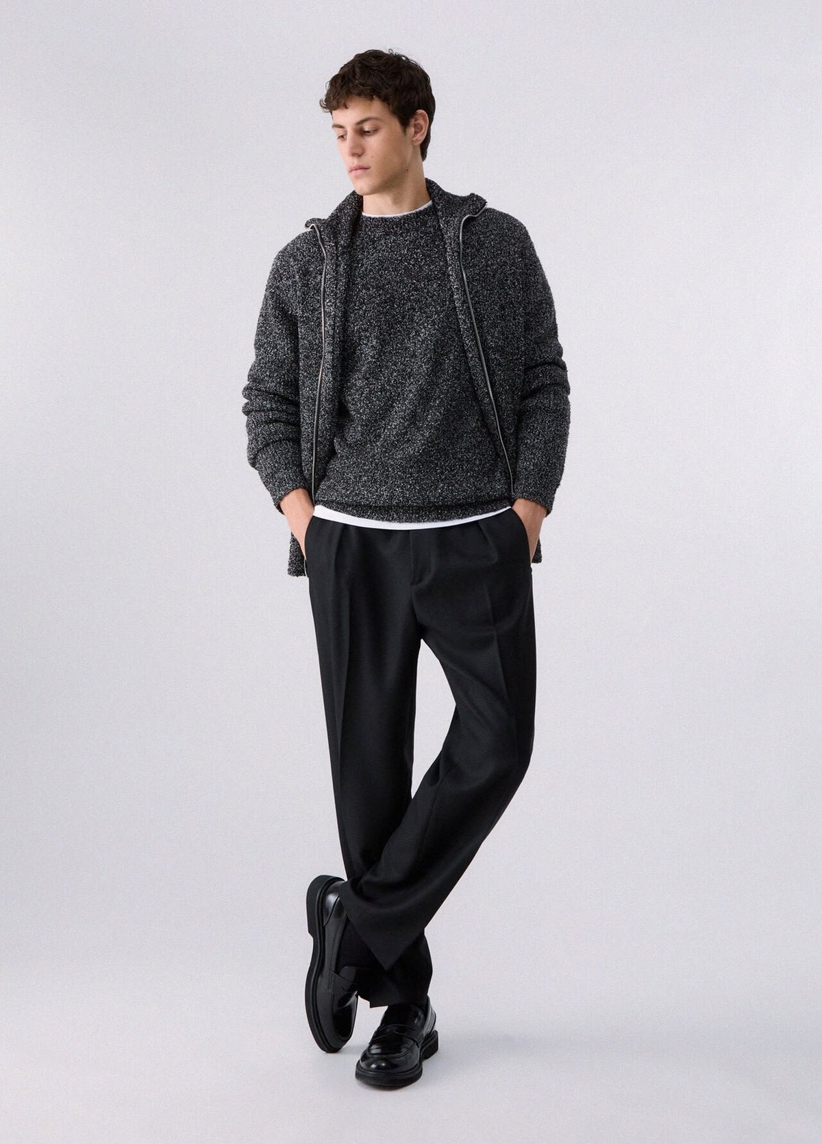 Pantalone Liu Jo in lana con logo metallico