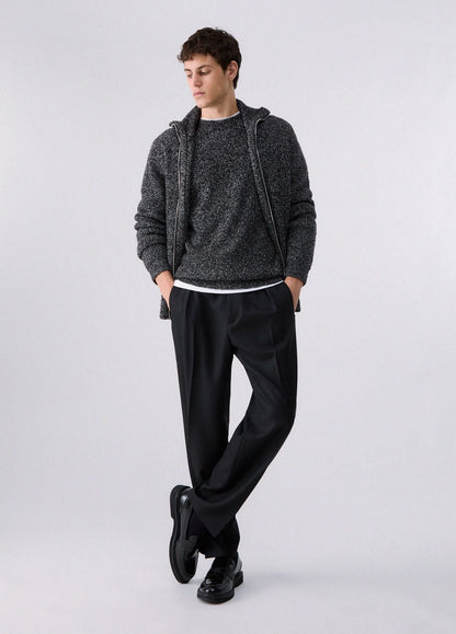 Pantalone Liu Jo in lana con logo metallico