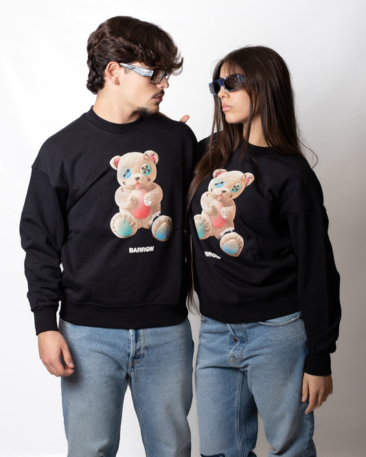 Felpa Barrow girocollo con stampa Teddy