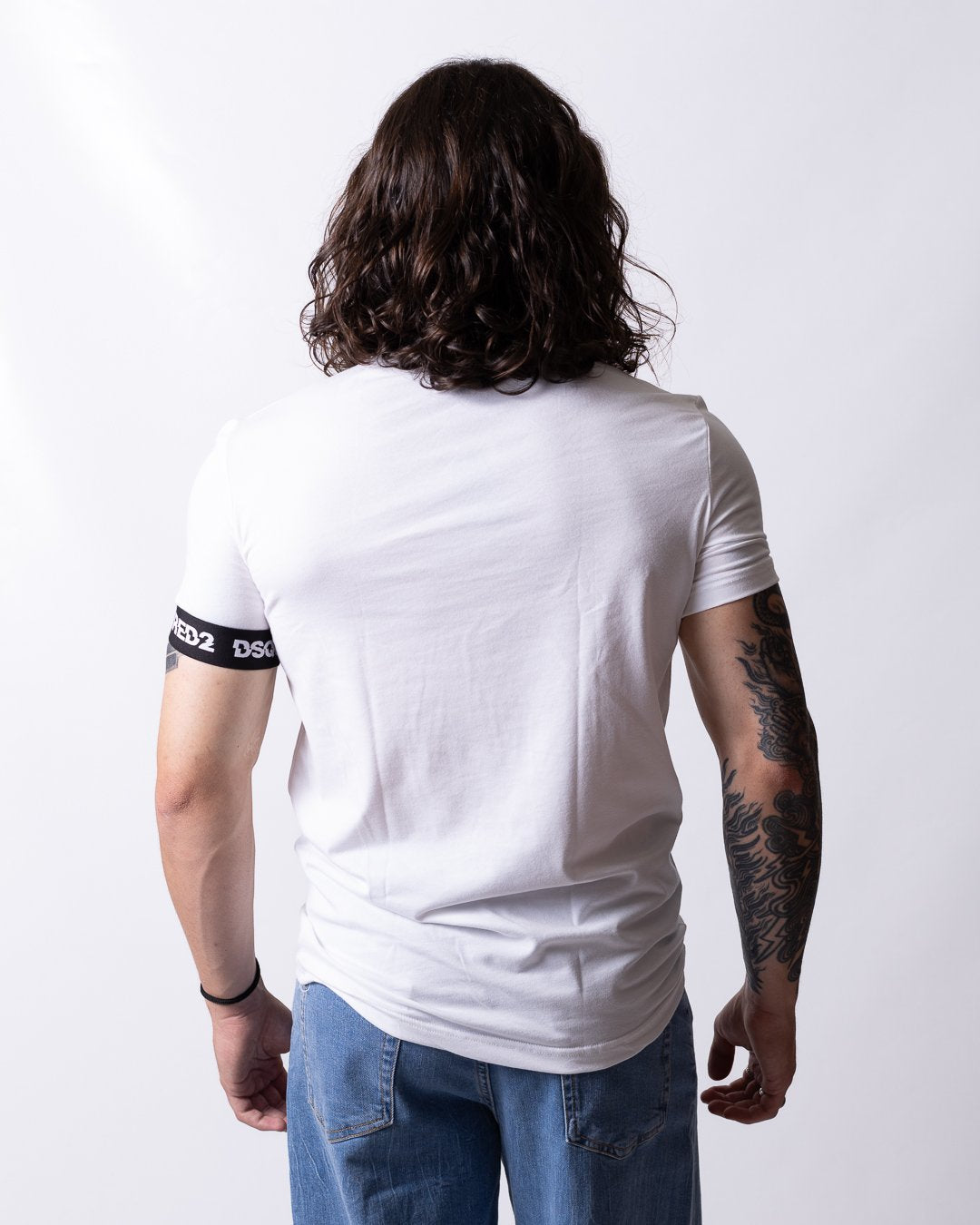 T-shirt Dsquared2 con fascia logata