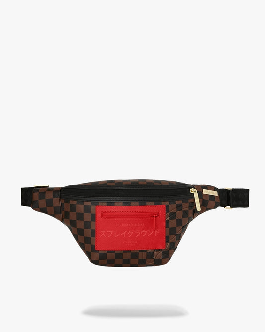 Marsupio Sprayground marrone RED REDEMPTION PYRAMID SAVVY CROSSBODY 
