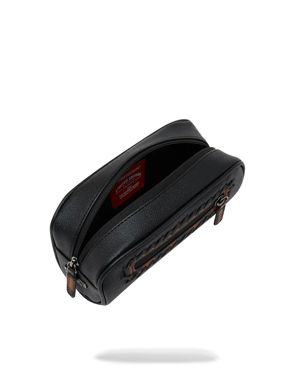 Pochette Sprayground nero dose of check deux pencil pouch