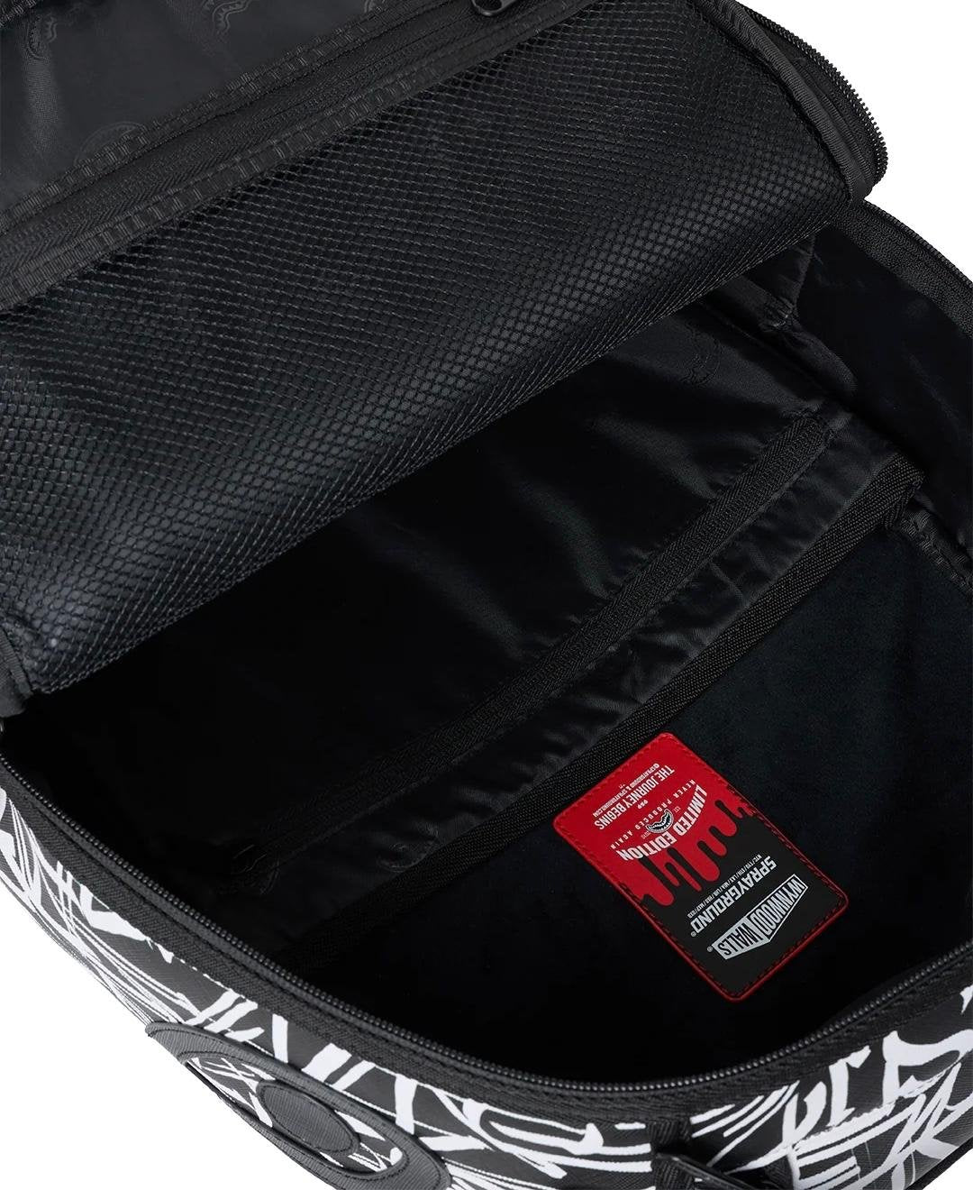 Zaino Sprayground nero WYNWOOD WALLS DEFER BACKPACK