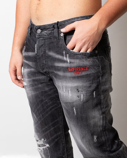 Jeans G2Firenze "Red Impact" slim uomo