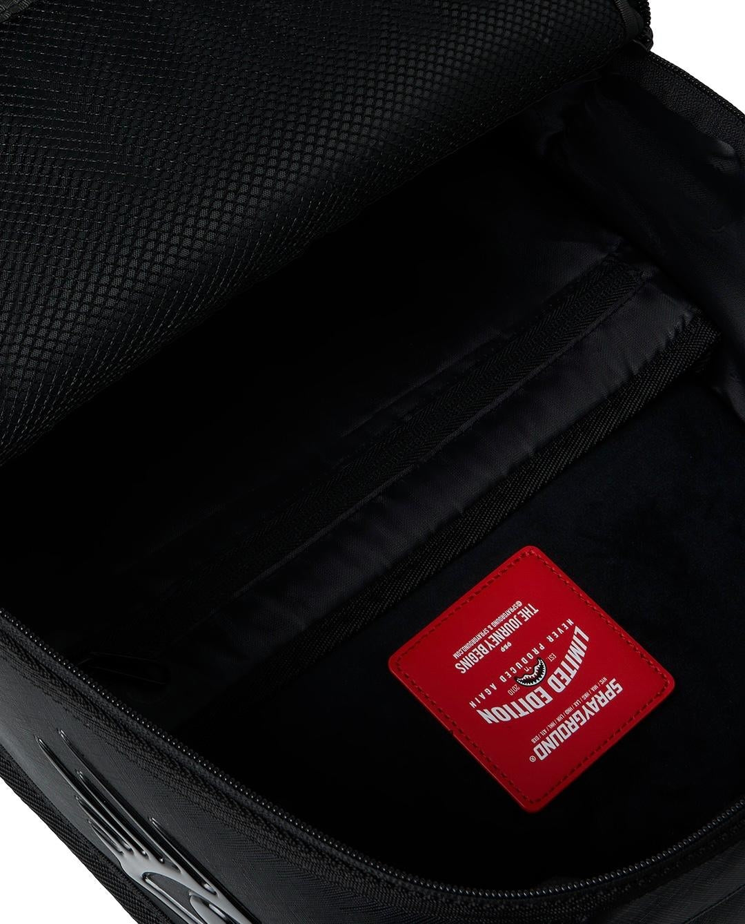 Zaino Sprayground nero BLACKED OUT METALLIC DRIP BACKPACK 