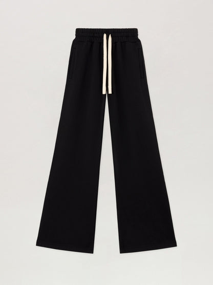 Pantalone Palm Angels in felpa "Curved Logo" donna