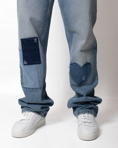Jeans Moschino straight con patch
