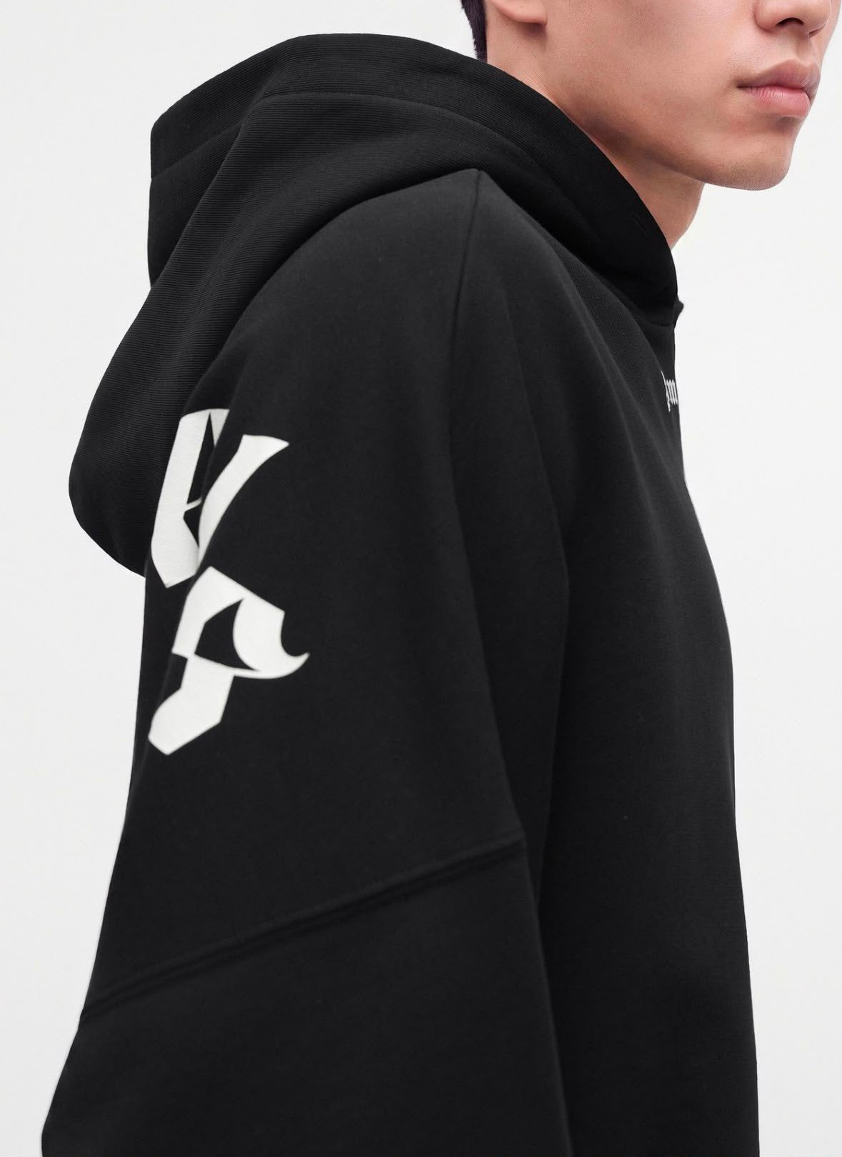 Felpa Palm Angels maxi logo stampato 