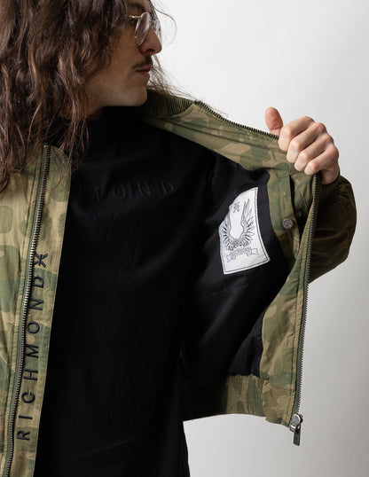 Giubbotto Richmond X bomber "Camo Logo" uomo