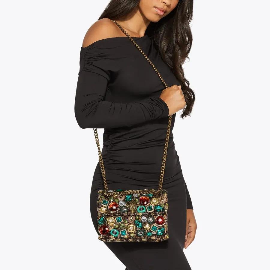 Borsa Kurt Geiger mini Kensington Ophelia con applicazioni