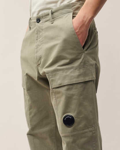 Pantalone C.P. Company cargo stretch satin uomo