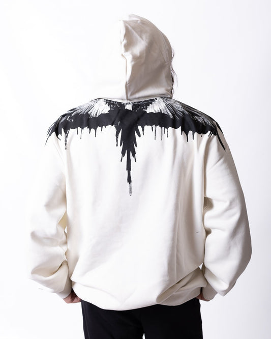 Felpa County of Milan con cappuccio "Iconic Wings"