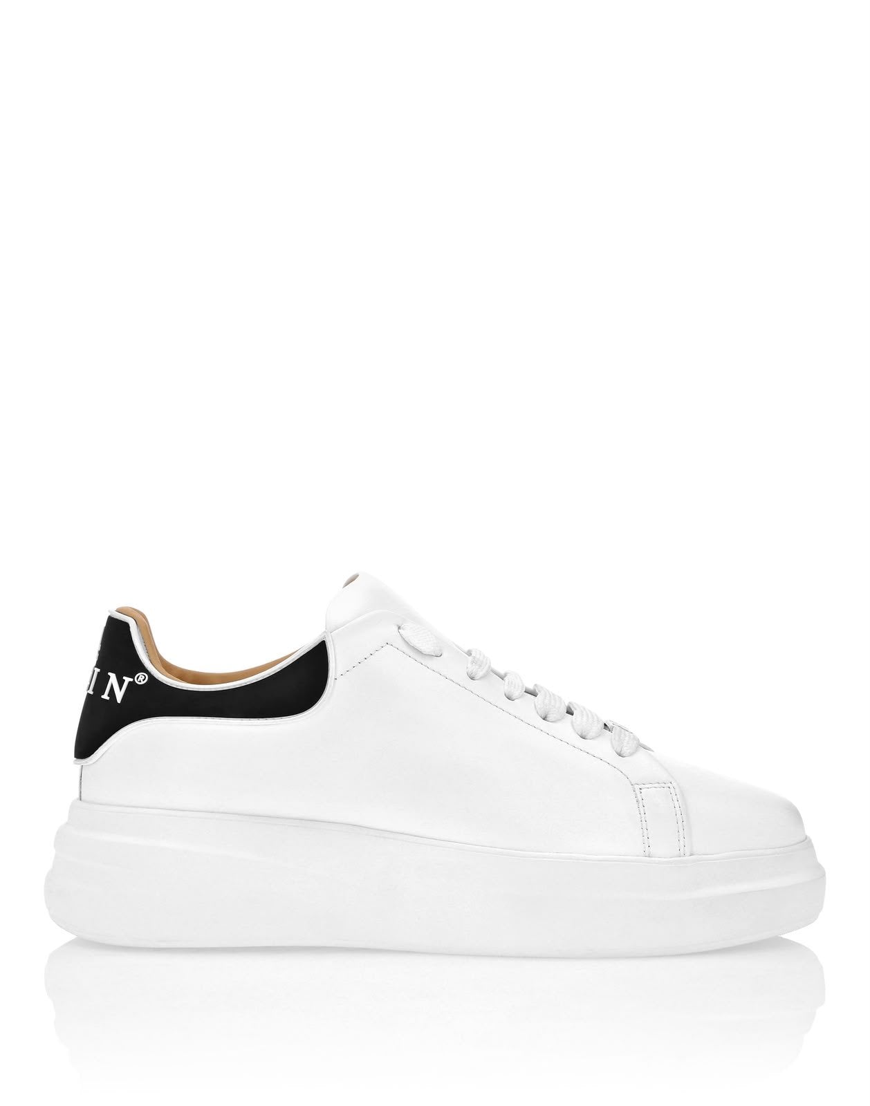Scarpe Philipp Plein in pelle con logo in rilievo