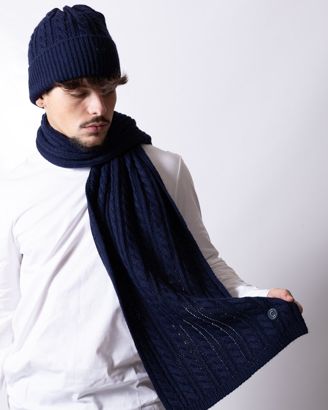 Sciarpa Colmar in maglia intrecciata