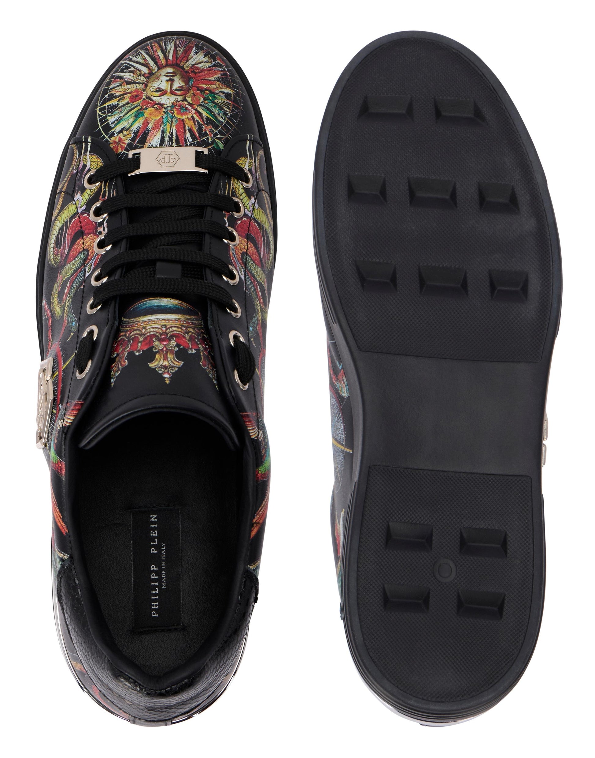 Sneakers Philipp Plein printed low-top stampata allover uomo