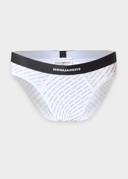 T-Shirt e Slip Dsquared2 con logo all-over uomo