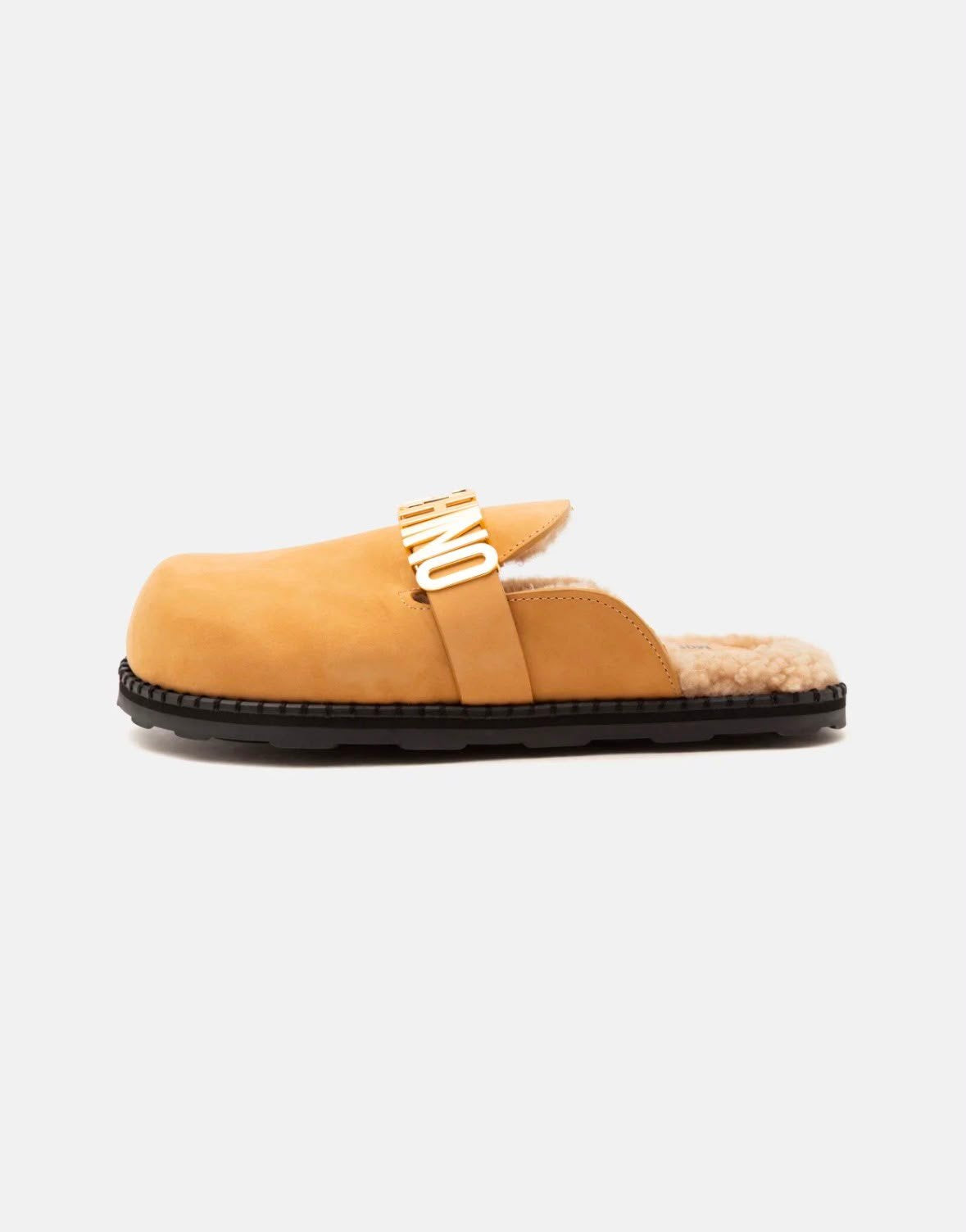 Sandalo Moschino in pelle con logo "Moschino"