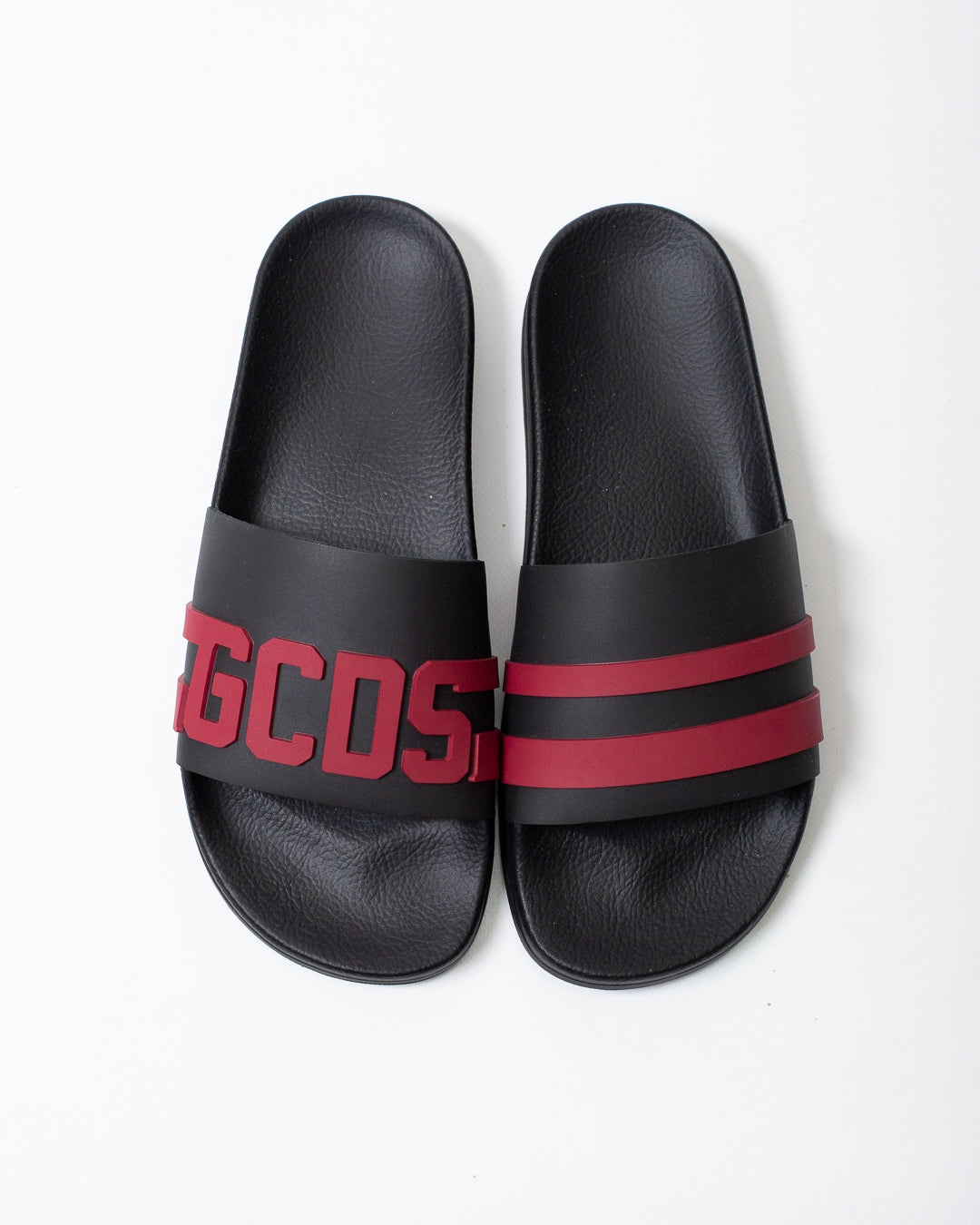 Ciabatte GCDS in gomma con logo in rilievo uomo