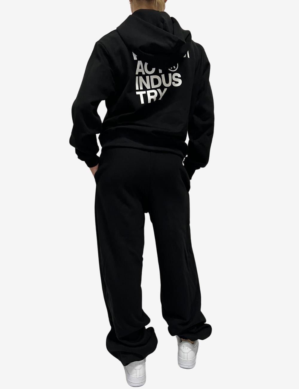 Felpa Pharmacy Industry fullzip con cappuccio e logo donna