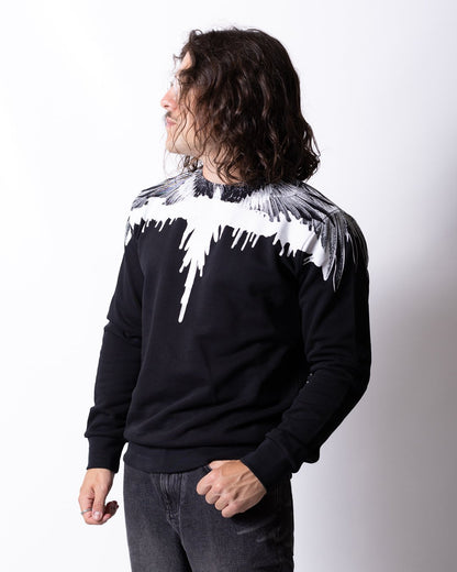 Felpa Marcelo Burlon girocollo "Icon Wings" uomo