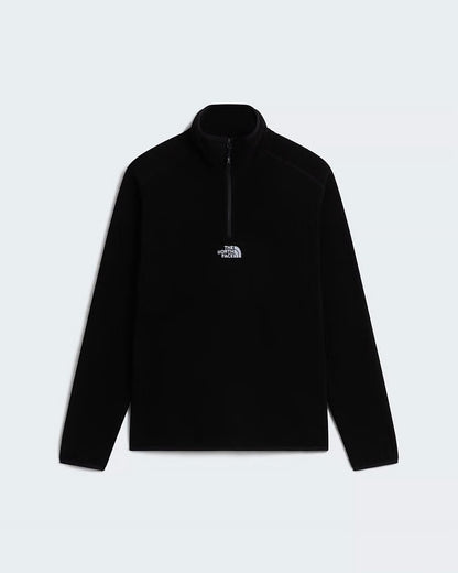 Felpa The North Face con logo ricamato e mezza zip