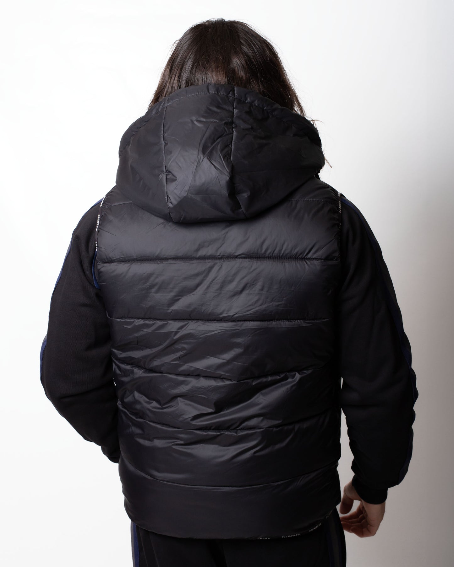 Gilet Richmond X trapuntato con bordi logati uomo