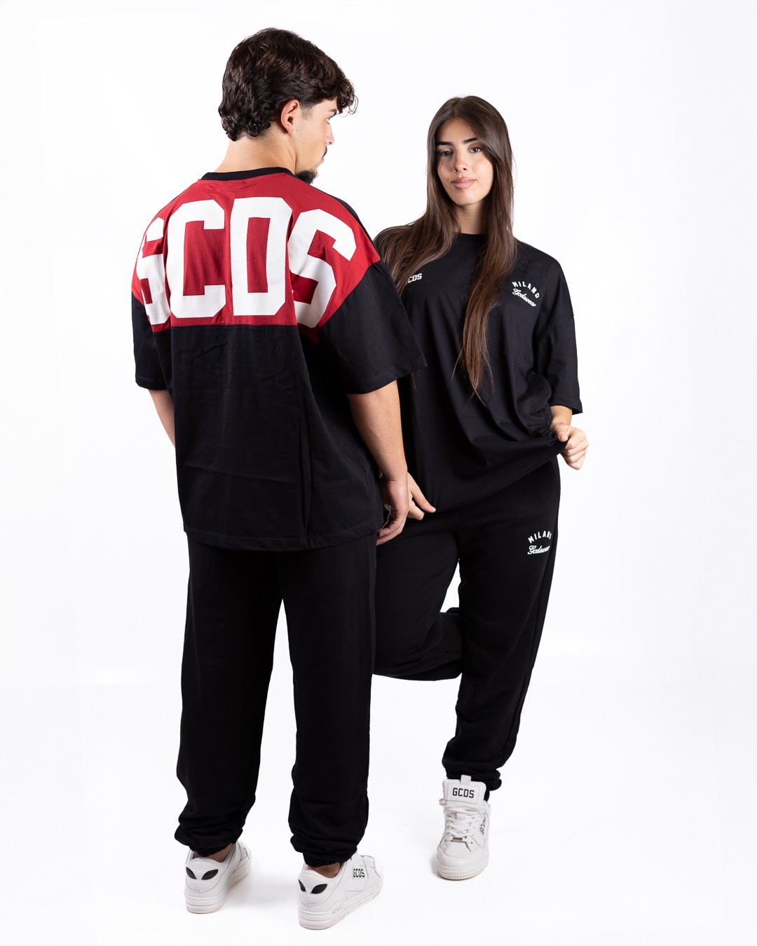 T-Shirt GCDS girocollo "Band Logo Back"