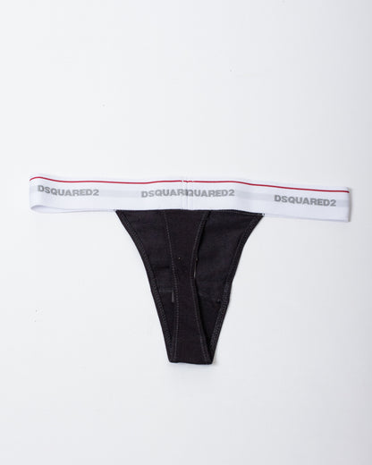 Perizoma Dsquared2 con fascia elastica logata donna