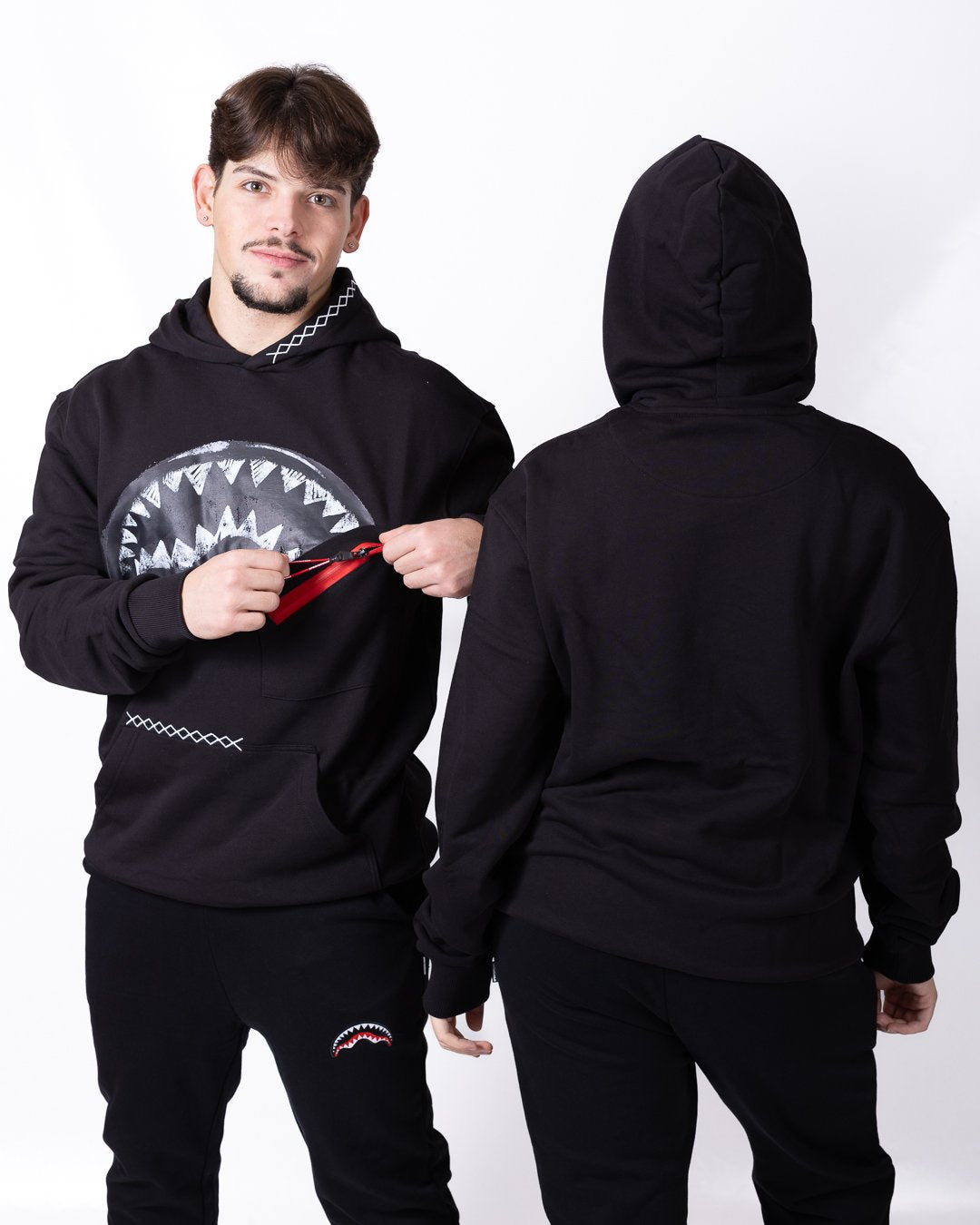 Felpa Sprayground con cappuccio, logo e dettagli ricamati