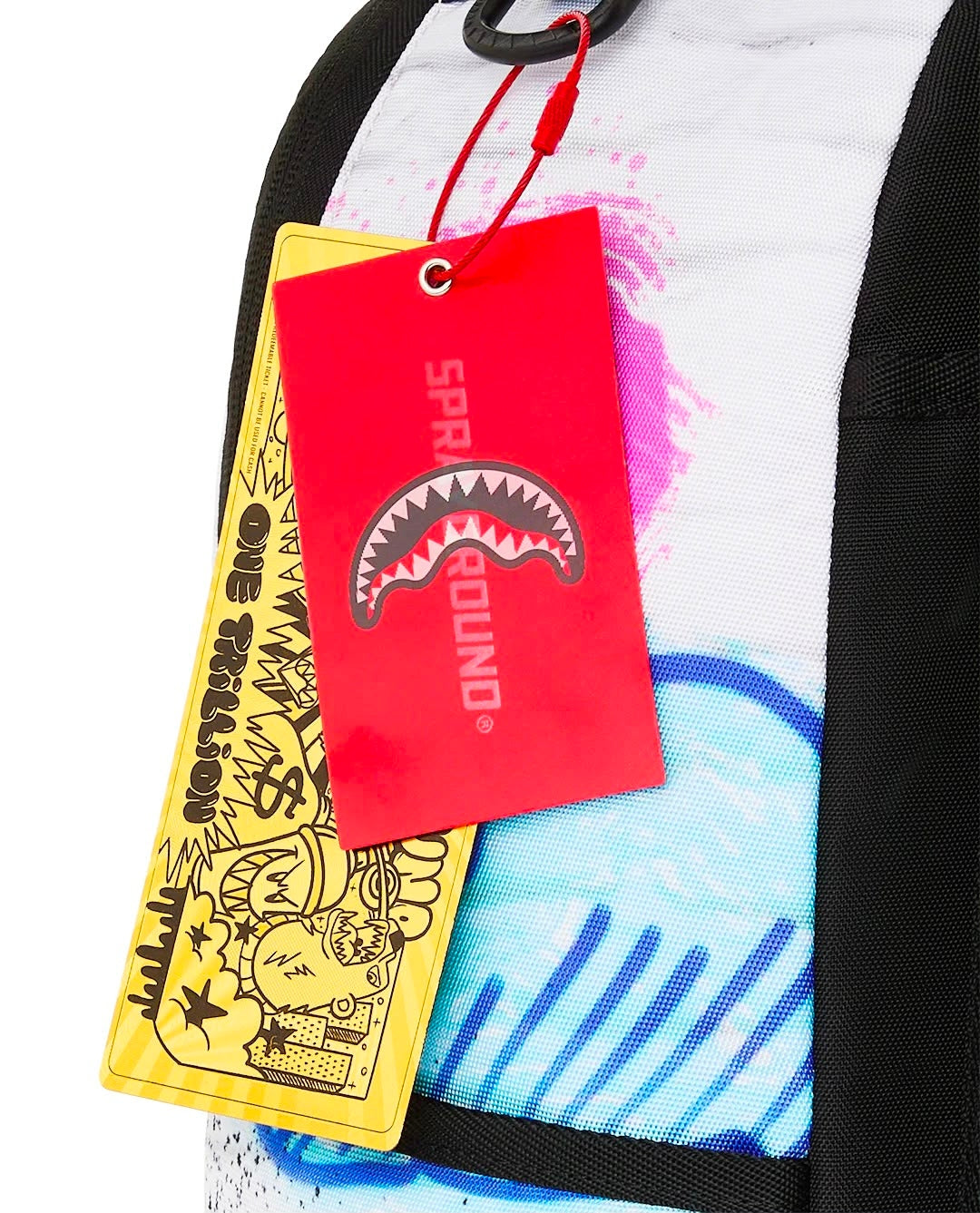 Zaino Sprayground bianco PINK PANTHER GRAFF BACKPACK 