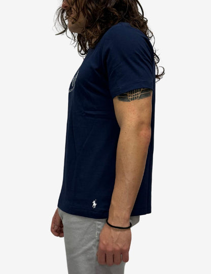 T-Shirt Polo Ralph Lauren con logo e ricamo uomo