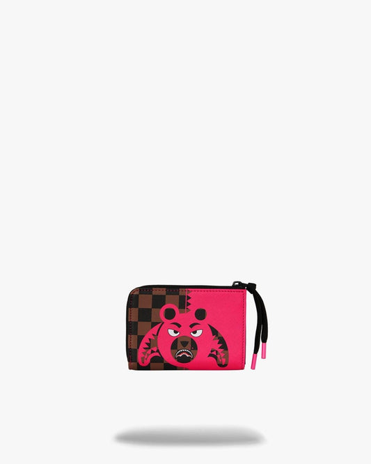 Portafoglio Sprayground marrone "PINK BEAR SHARK WALLET"