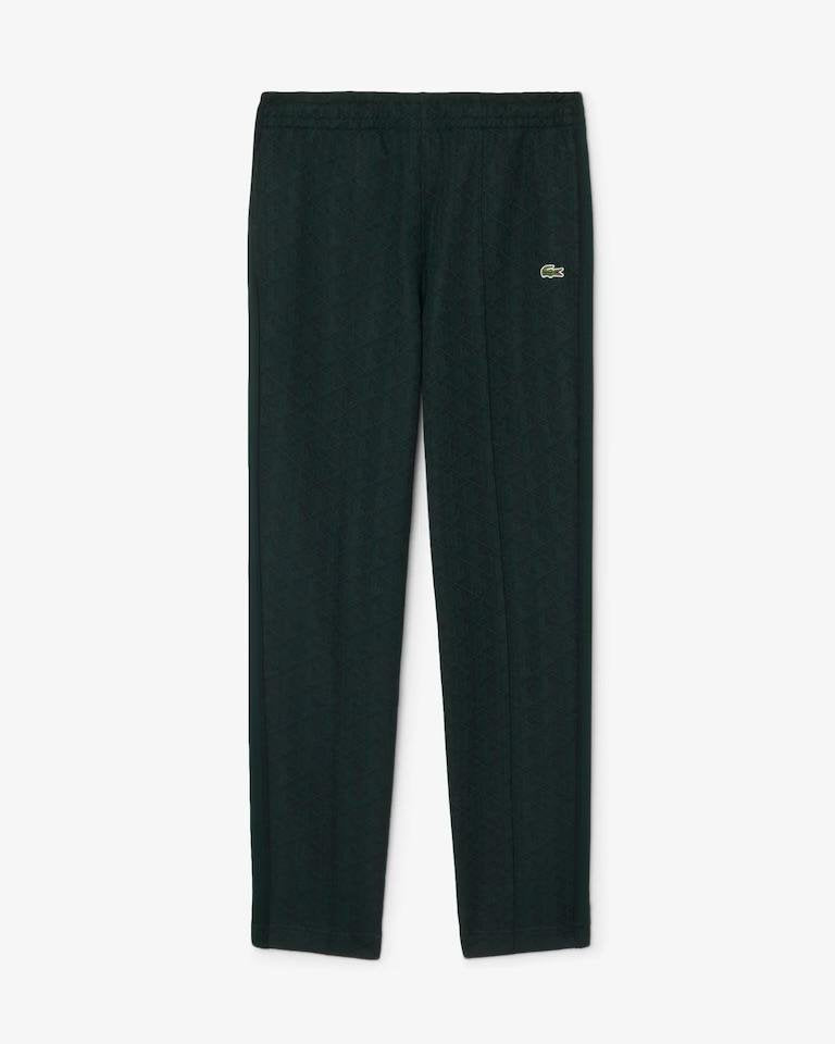 Pantalone Lacoste logato allover uomo