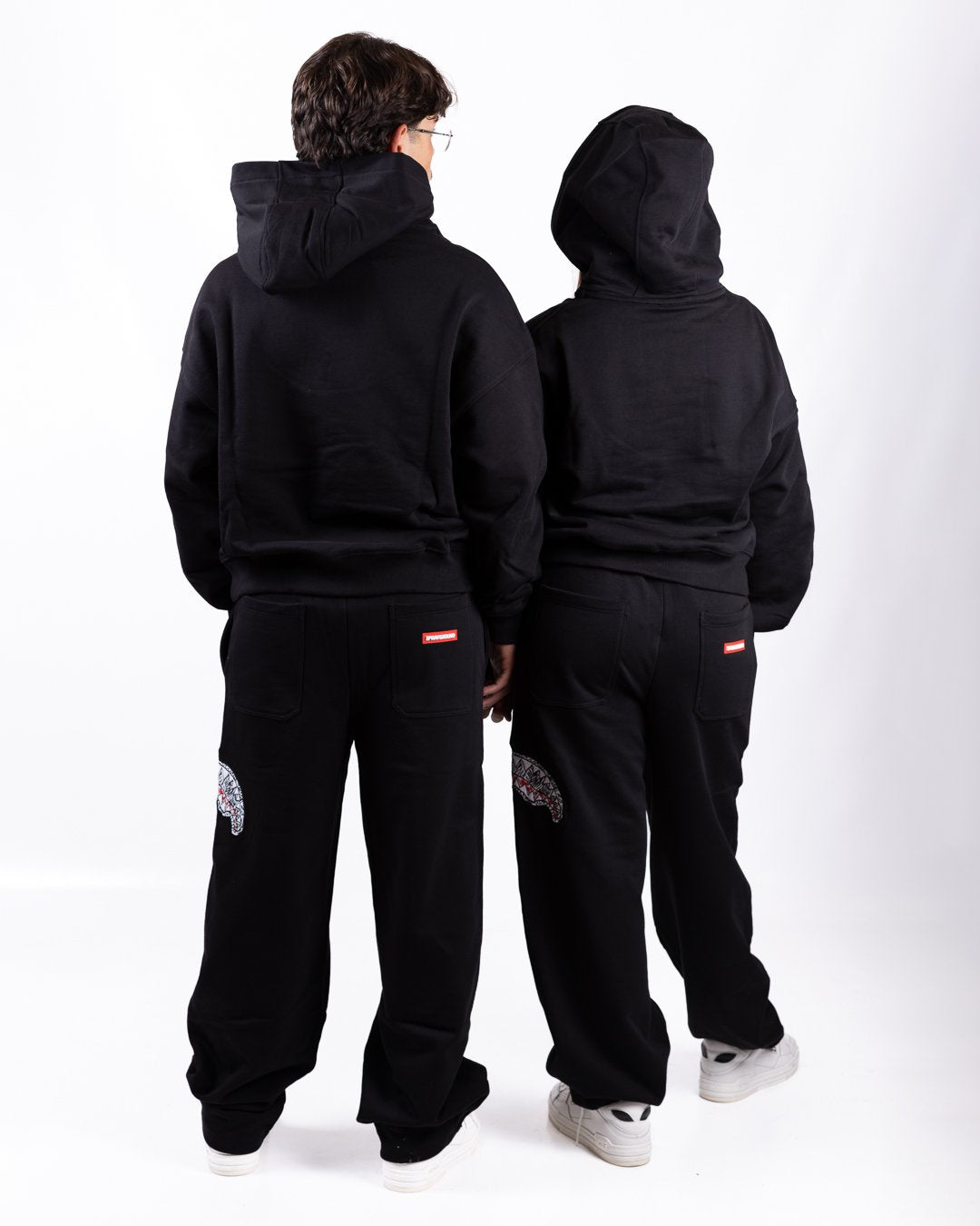 Pantalone Sprayground in felpa "Sketch Shark"