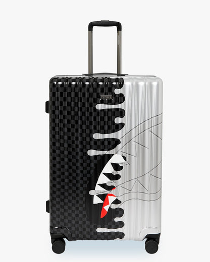 Valigia Sprayground nero SILVER SIDE DRIP BLACK CHECK CARRY-ON HARD LUGGAGE