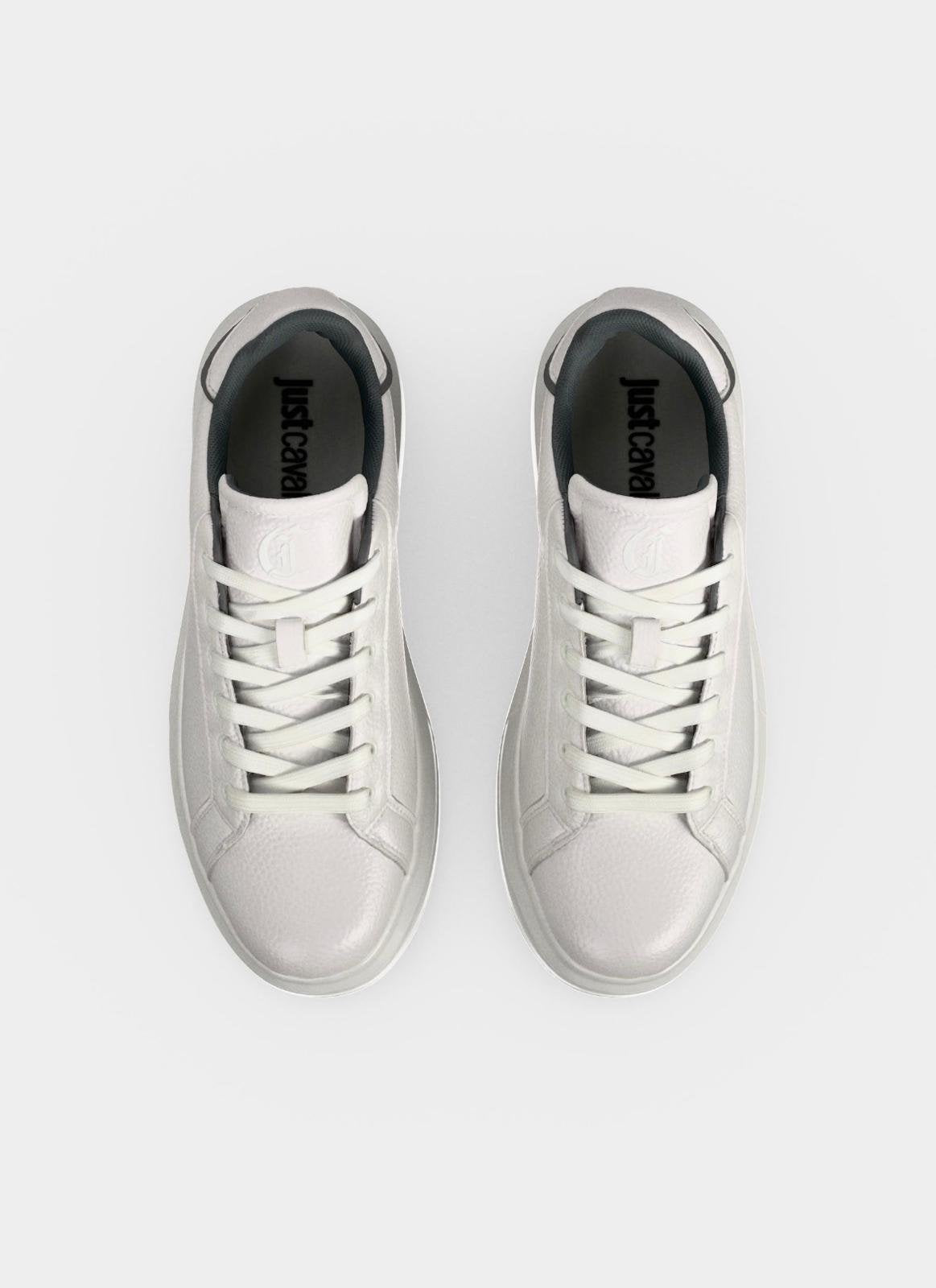 Sneakers Just Cavalli in pelle martellata "Fondo Ursa" uomo