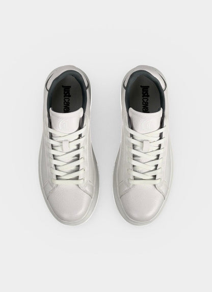 Sneakers Just Cavalli in pelle martellata "Fondo Ursa" uomo